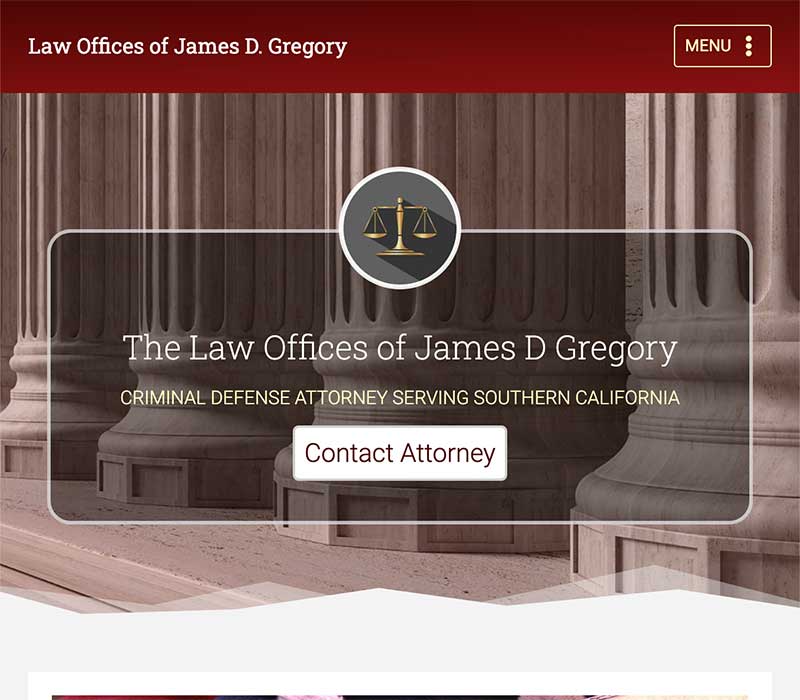 Attorney Website Example