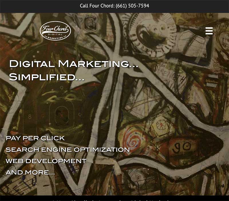 Digital Marketing Website Example