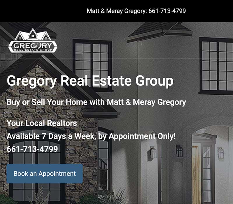 Real Estate Website Example